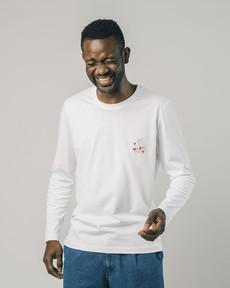 Sleight Longsleeved T-Shirt White via Brava Fabrics