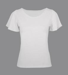 Organic t-shirt Vinge white via Frija Omina