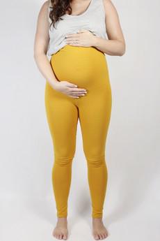 Organic leggings Mama, saffron via Frija Omina