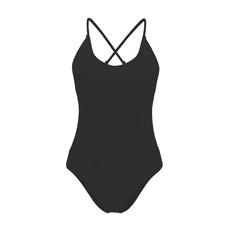 Recycling swimsuit Frøya, black via Frija Omina