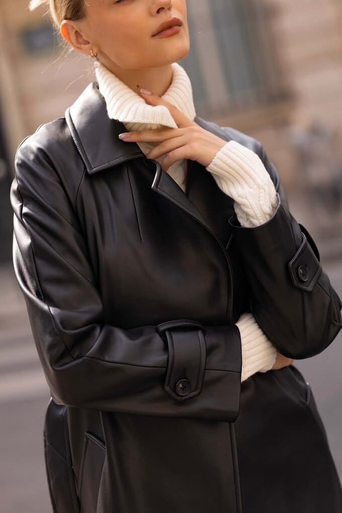 A real leather coat