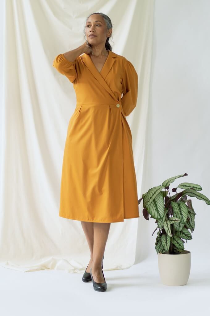 An ethical wrap dress for summer