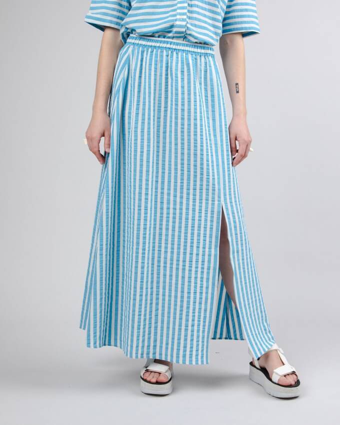 Maxi summer skirt for a capsule wardrobe