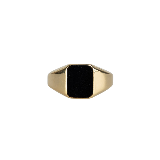 The Power of Onyx | Ring | Gold from AdornPay