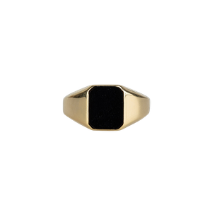 The Power of Onyx | Ring | Gold from AdornPay