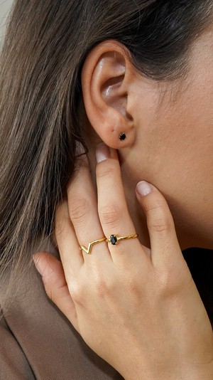 It's a Stone Thing | Ring | Gold Zircon from AdornPay