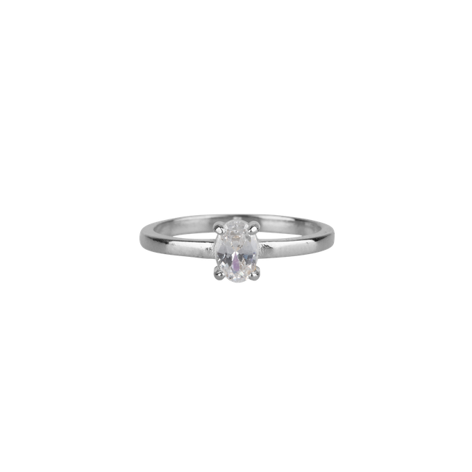 It's a Stone Thing | Ring | Silver Zirconia from AdornPay