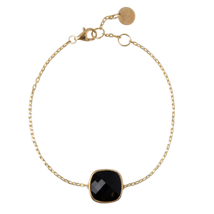 Pretty Cushion | Bracelet | Gold Zircon from AdornPay