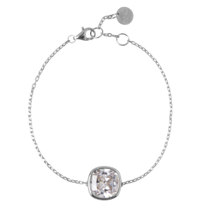 Pretty Cushion | Bracelet | Silver Zirconia from AdornPay