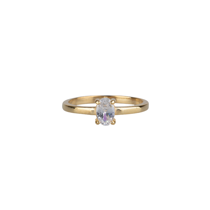 It's a Stone Thing | Ring | Gold Zirconia from AdornPay