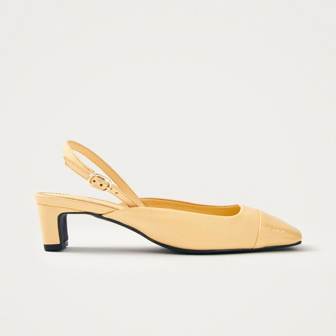 Lindy Bliss Vanilla Leather Pumps from Alohas