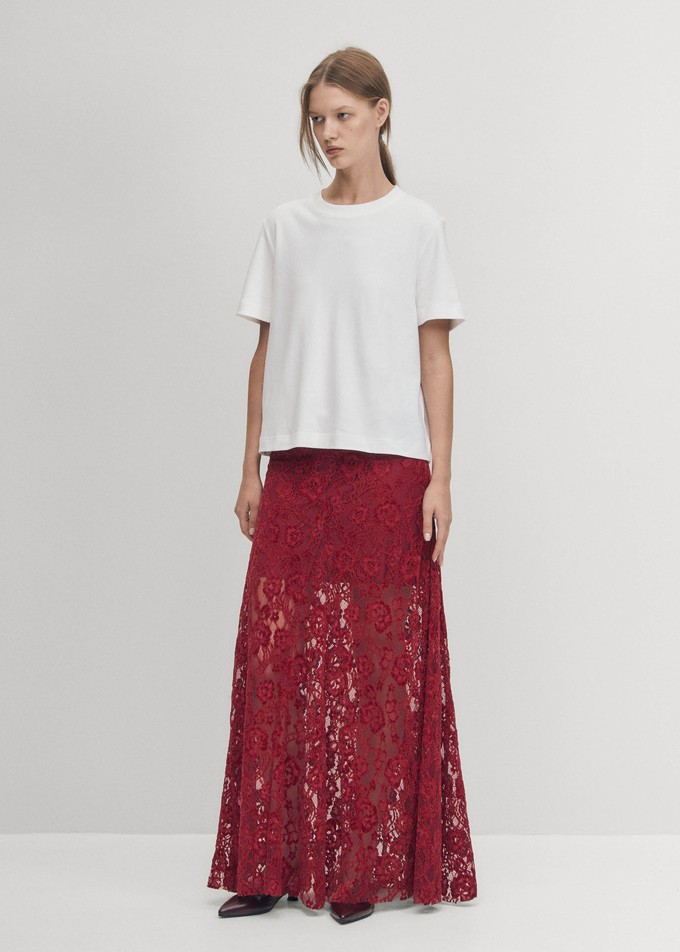 Bundi Lace Wine Skirt from Alohas