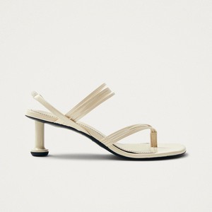 Salsa Cream Leather Sandals from Alohas