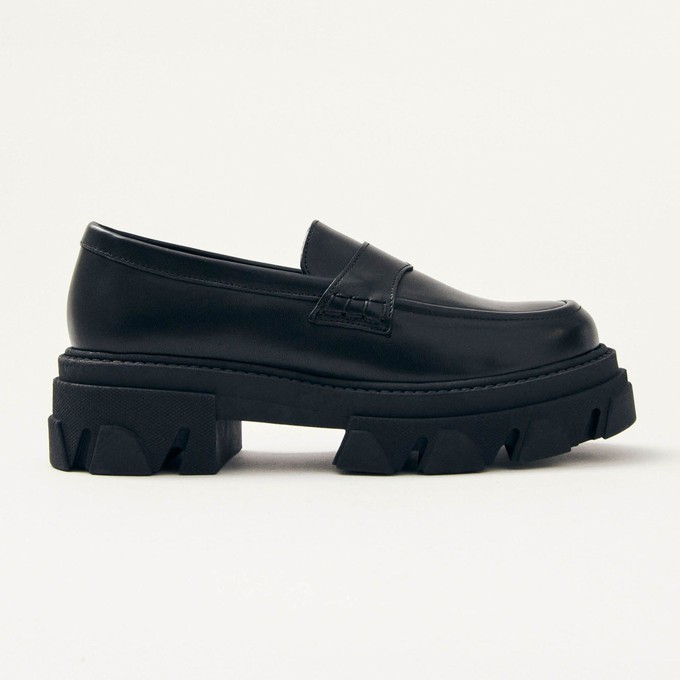 Trailblazer Black Leather Loafers from Alohas