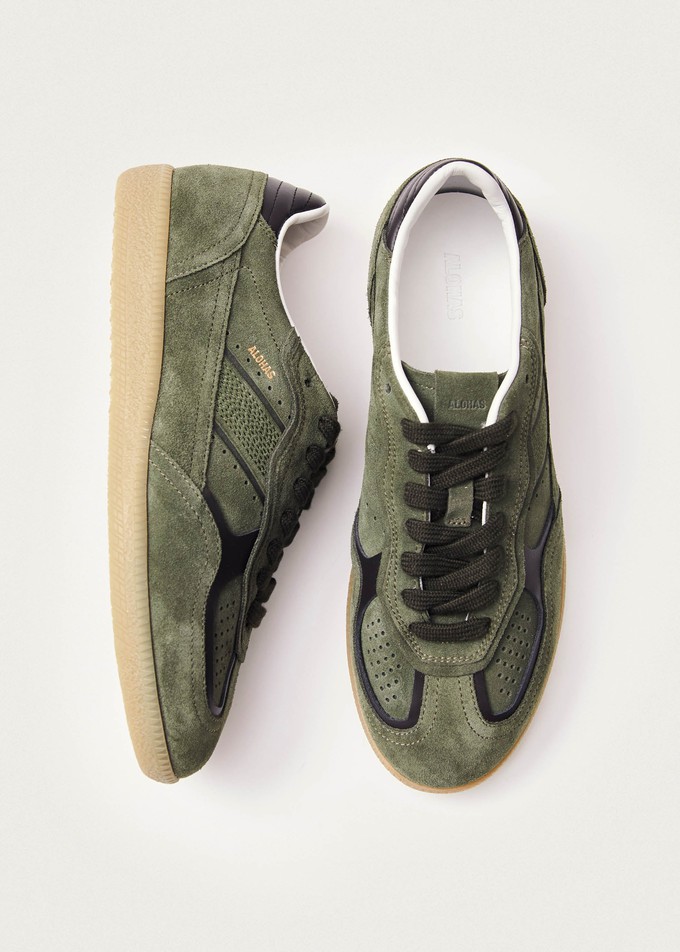 Tb.490 Rife Dusty Olive Leather Sneakers from Alohas