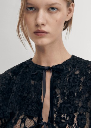 Tolpa Lace Black Blouse from Alohas