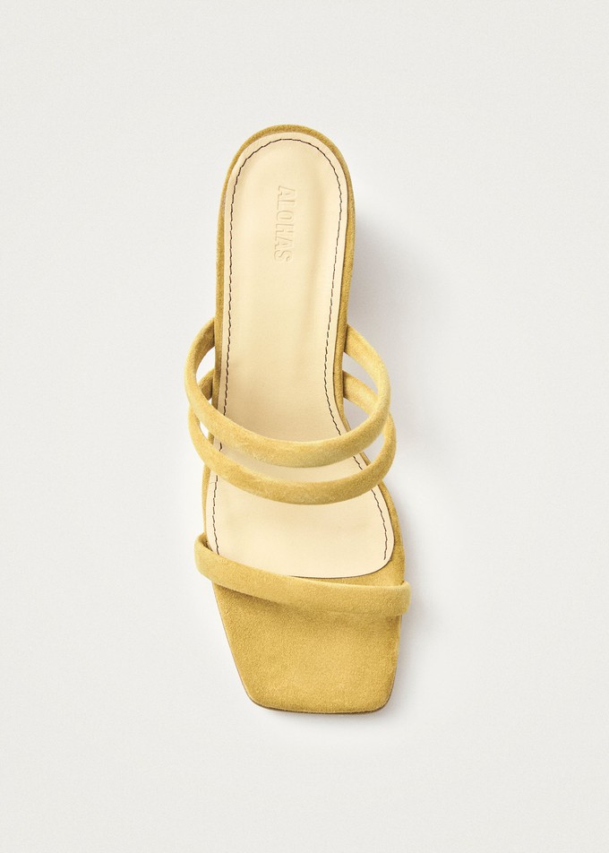 Indiana Marigold Leather Sandals from Alohas