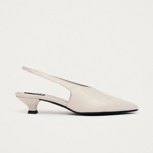 Eros Cream Leather Pumps from Alohas