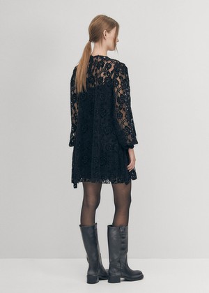 Dablon Lace Black Dress from Alohas