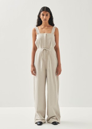 Inguer Cream Jumpsuit from Alohas