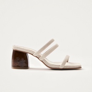 Indiana Stone Beige Leather Sandals from Alohas