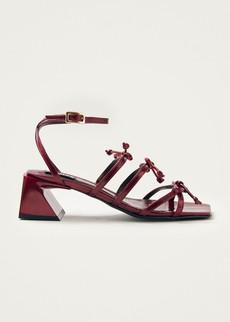 Luzelle Onix Burgundy Leather Sandals via Alohas