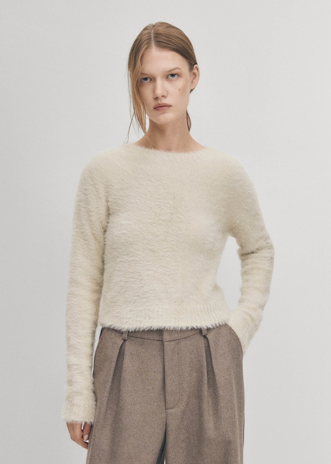 Deli Ecru Tricot Sweater from Alohas