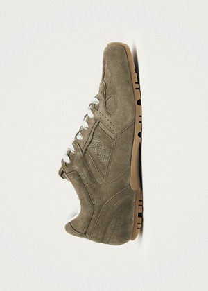 Tb.56 Suede Khaki Leather Sneakers from Alohas