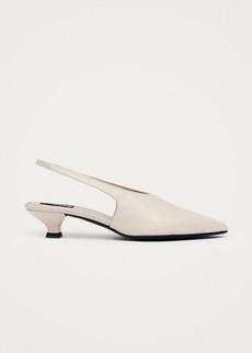 Eros Cream Leather Pumps via Alohas