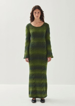 Trenza Green Dress from Alohas