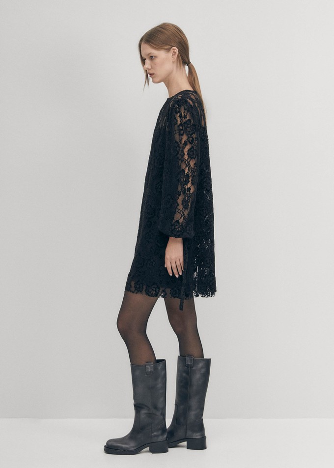 Dablon Lace Black Dress from Alohas