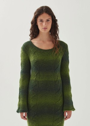 Trenza Green Dress from Alohas