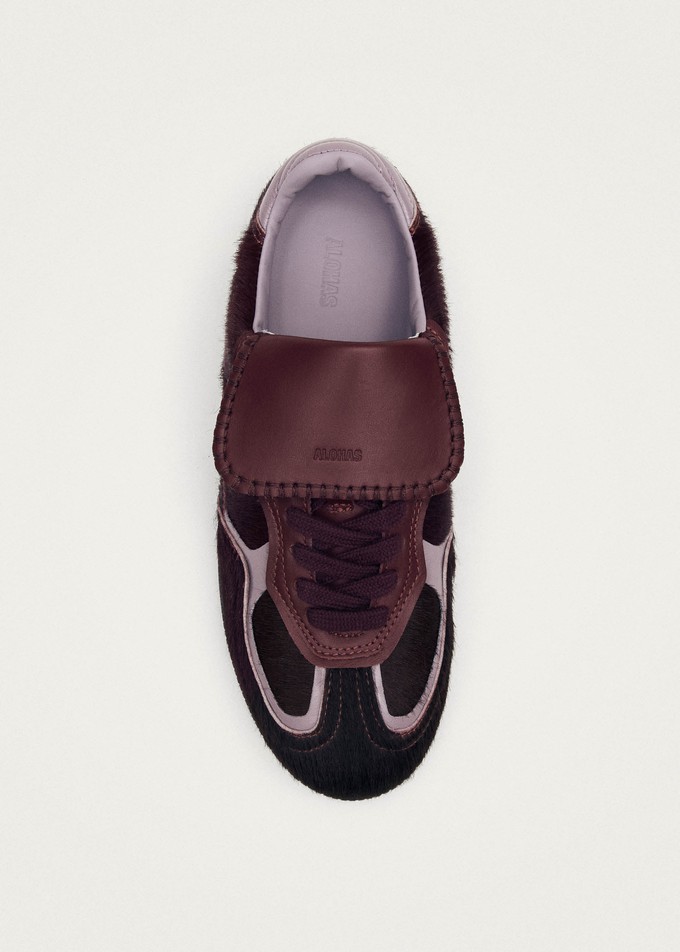 Tb.490 Club Soft Burgundy Leather Sneakers from Alohas