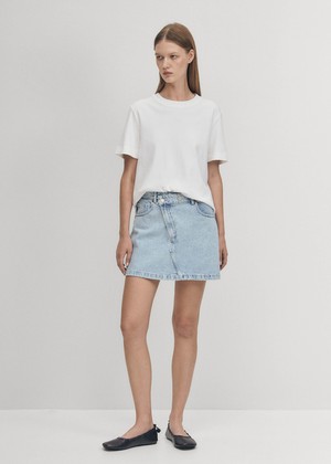 Boston Blue Denim Skirt from Alohas