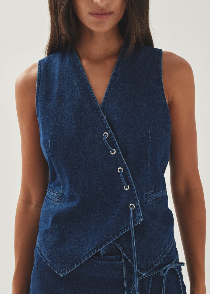 Sabre Blue Denim Vest from Alohas