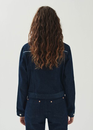 Sand Indigo Denim Jacket from Alohas