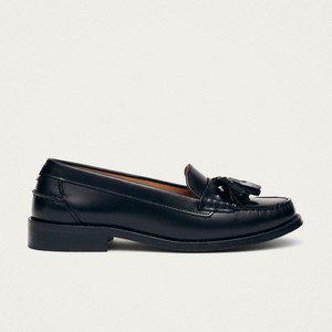 Terrane Black Leather Loafers from Alohas