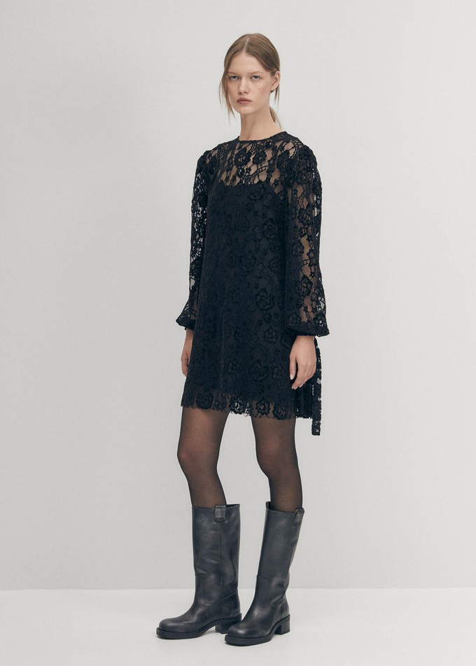 Dablon Lace Black Dress from Alohas