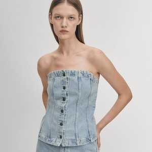 Troyes Blue Denim Tank from Alohas