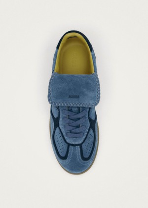 Tb.490 Club Suede Blue Leather Sneakers from Alohas