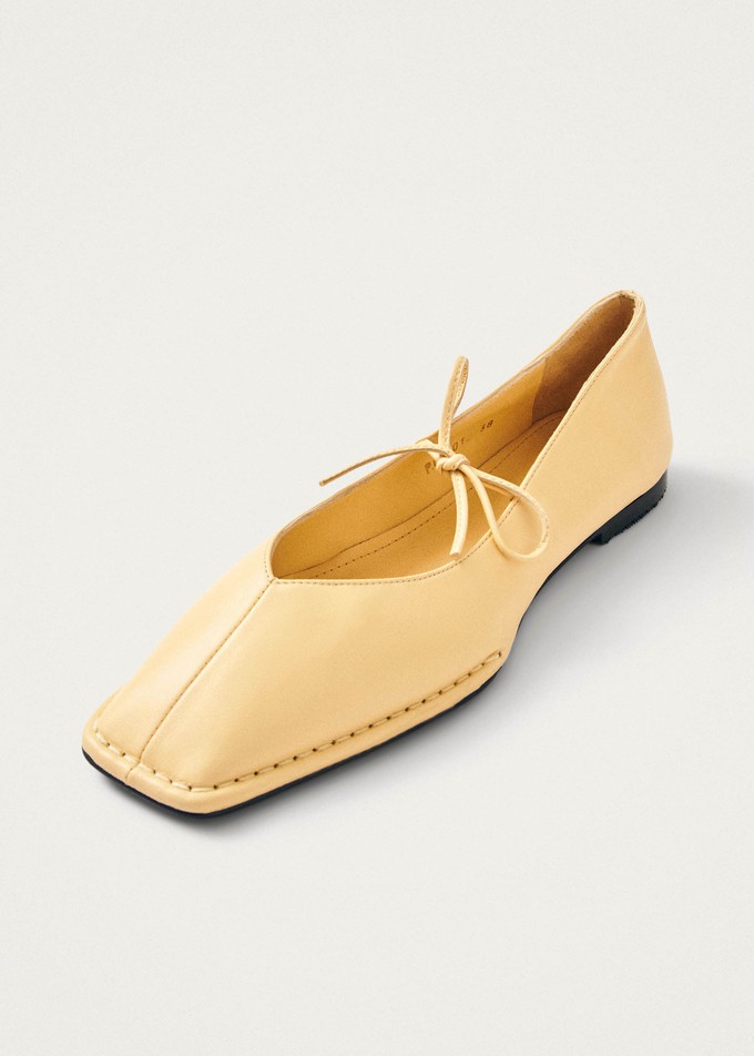 Sway Vanilla Leather Ballet Flats from Alohas