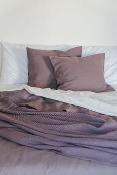 Linen pillowcase in Dusty Lavender via AmourLinen