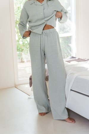 Long sleeve pyjama set Snooze from AmourLinen