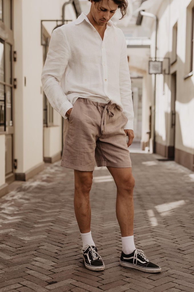 Linen shorts ARES from AmourLinen