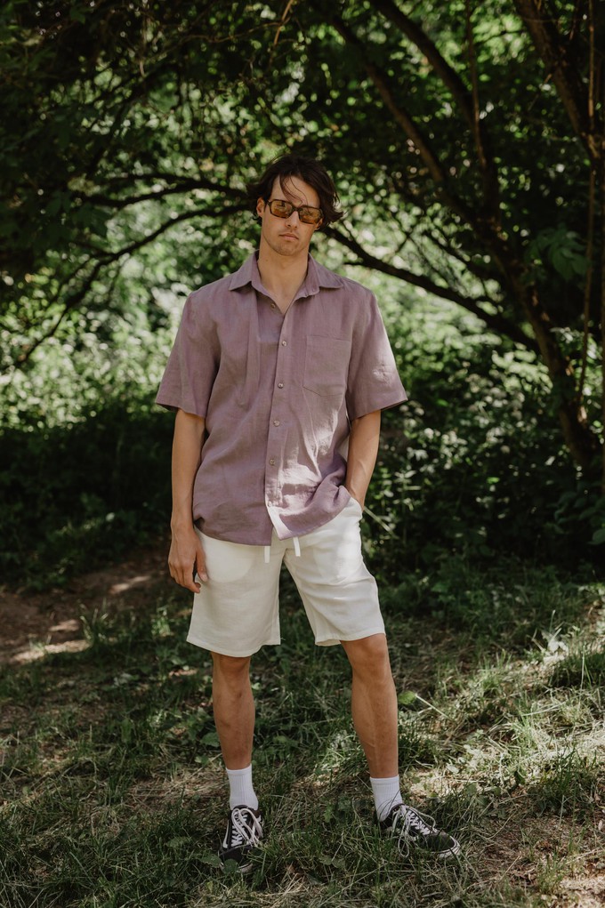 Oversized linen shirt MAGNUS from AmourLinen