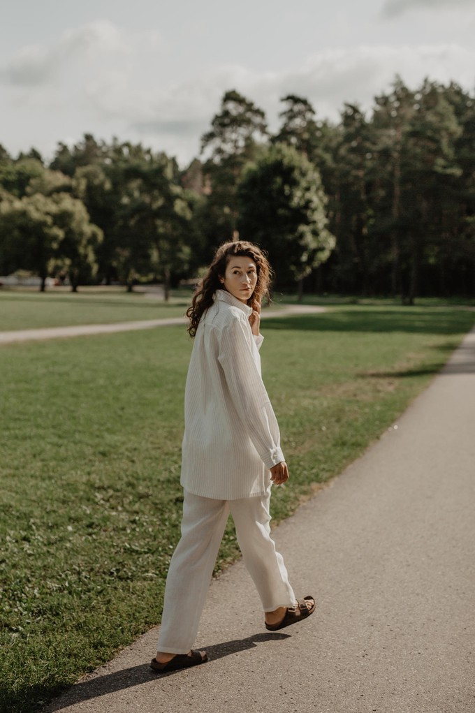 Linen oversized shirt Marrakesh from AmourLinen