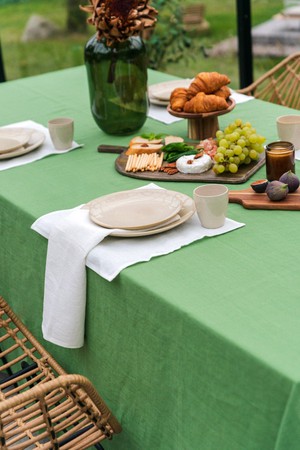 Linen placemats set of 2 in White from AmourLinen