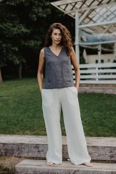 OULU pants in White via AmourLinen