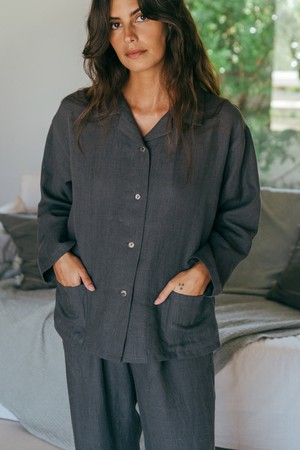 Long sleeve pyjama set Snooze from AmourLinen