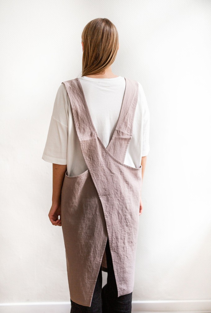 Pinafore linen apron from AmourLinen